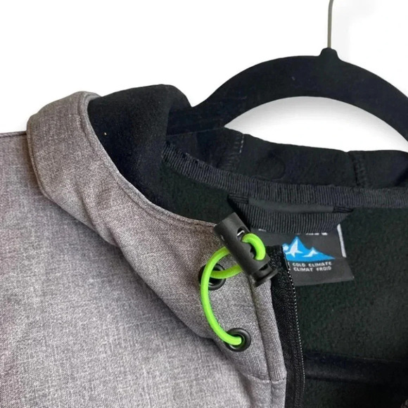 Snotek X-Series Purple Grey Zip Up Fleece Lined Winter Jacket - Picture 5 of 10